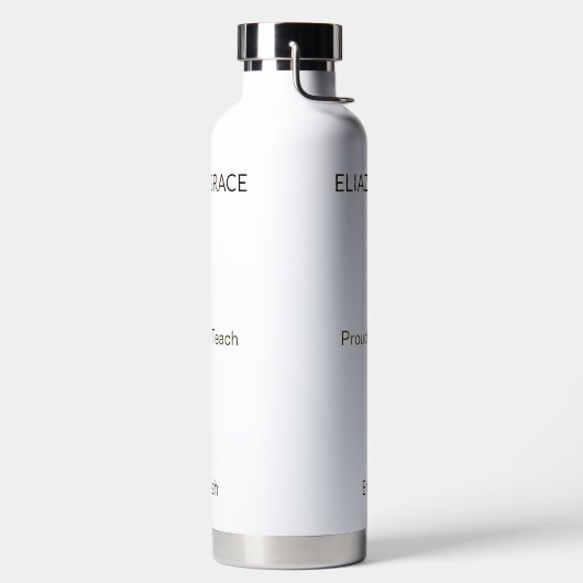 Cute Custom Subject Teacher Insulated  Waterfles (Links)