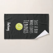 Cute Custom Tennis Towel Player For Baby Boy Handdoek (Handdoek)