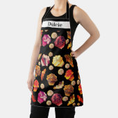 Cute Custom Text Muffins Croissants Cinnamon Rolls Schort (Insitu)