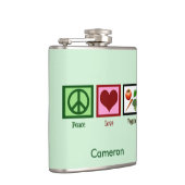 Cute Custom Vegan Green Heupfles (Rechts)