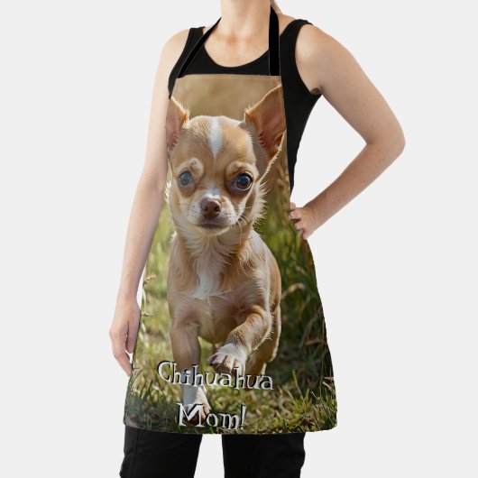 Cute Customizable Chihuahua Apron Schort (Insitu)