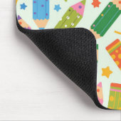 Cute Customizable Pencil Print Muismat (Hoek)