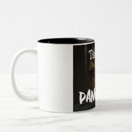 Cute Customizable Personalized Terrier Dog Mom Pet Tweekleurige Koffiemok