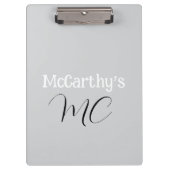 Cute Customized Personal Name Clipboard  Klembord (Voorkant)
