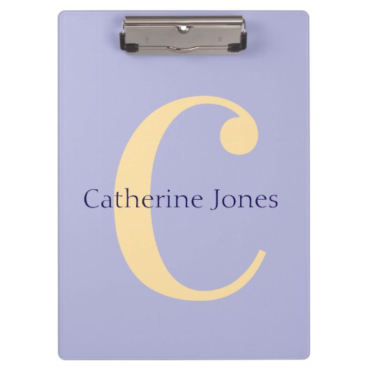 Cute Customized Personal Name Clipboard  Klembord (Voorkant)