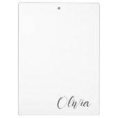 Cute Customized Personalized Name Clipboard Klembord (Achterkant)