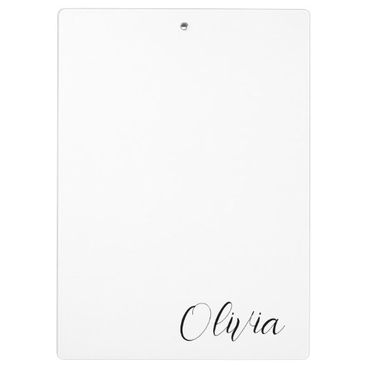 Cute Customized Personalized Name Clipboard  Klembord (Achterkant)