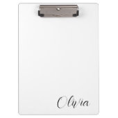 Cute Customized Personalized Name Clipboard Klembord (Voorkant)