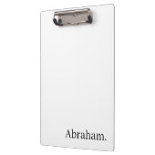 Cute Customized Personalized Name Clipboard  Klembord (Links)