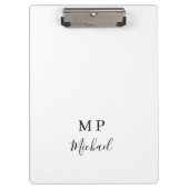 Cute Customized Personalized Name Clipboard  Klembord (Voorkant)