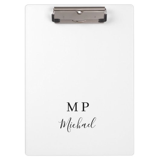 Cute Customized Personalized Name Clipboard  Klembord (Voorkant)