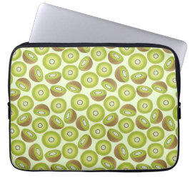 Cute Cut Kiwi Pattern Laptop Sleeve
