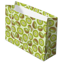 Cute Cut Kiwi Pattern Large Cadeautasje