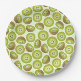 Cute Cut Kiwi Pattern Papieren Bordje