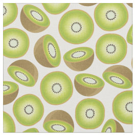 Cute Cut Kiwi Pattern Stof