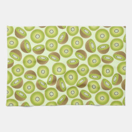 Cute Cut Kiwi Pattern Theedoek