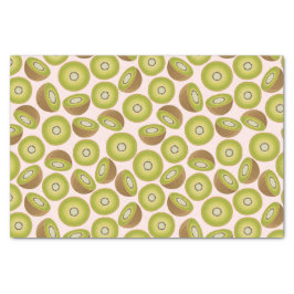 Cute Cut Kiwi Pattern Tissuepapier