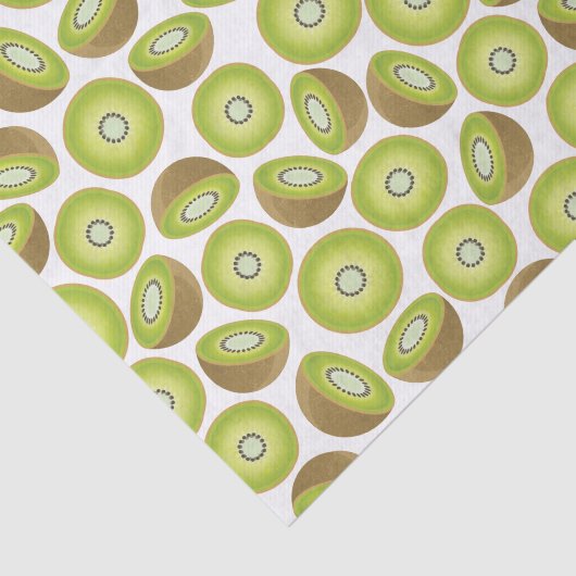 Cute Cut Kiwi Pattern Tissuepapier (Detail)