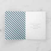 Cute Cute Kinder Nautical Boat any Age Birthday Bedankkaart (Binnen)