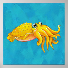 Cute Cuttlefish Poster