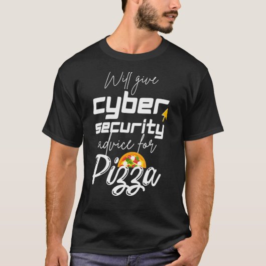 Cute Cybersecurity geeft Cyber Security Advice T-shirt (Voorkant)