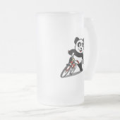 Cute Cycling Panda Matglas Bierpul (Voorkant rechts)