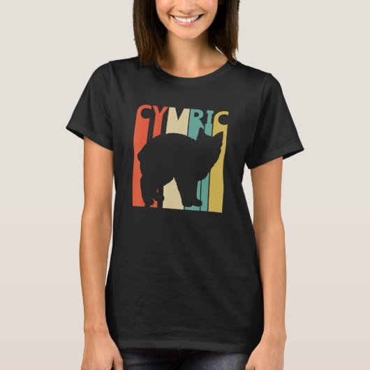Cute Cymric Cat T-shirt (Voorkant)