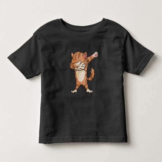 Cute Dab Cat Dabber Dance Kinder Shirts (Voorkant)