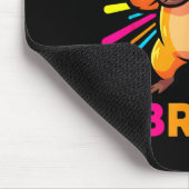 Cute Dabbing Capybara Funny Animal Meme Capy Lover Muismat (Hoek)