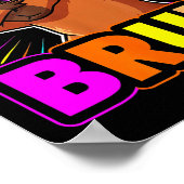 Cute Dabbing Capybara Funny Animal Meme Capy Lover Poster (Hoek)