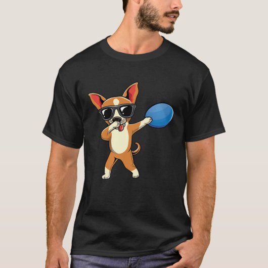 Cute Dabbing Chihuahua Dog Dab Boys Frisbee Disc G T-shirt (Voorkant)