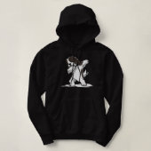 Cute Dabbing Havanese Dog Funny Dab Dance Gift Hoodie (Design voorkant)