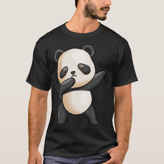 Cute Dabbing Panda Cute Animal Giant Panda Bear Da T-shirt (Voorkant)