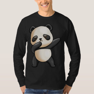 Cute Dabbing Panda Cute Animal Giant Panda Bear Da T-shirt