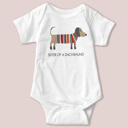 Cute Dachshund Baby Body Romper