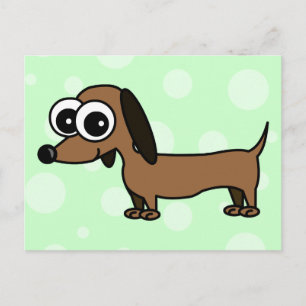 Cute Dachshund Briefkaart