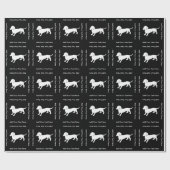 Cute Dachshund Cadeaupapier (Vlak)