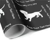 Cute Dachshund Cadeaupapier (Rol Hoek)