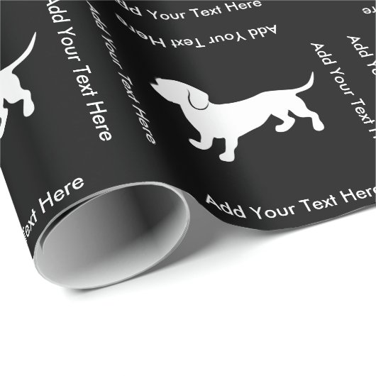Cute Dachshund Cadeaupapier (Rol Hoek)
