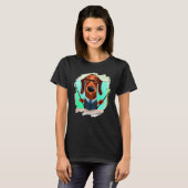 Cute Dachshund Chiweenie-lerarenschool T-shirt (Voorkant volledig)