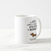 Cute Dachshund Coffee Tea Mok (Voorkant rechts)