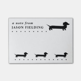 Cute Dachshund Custom Post-it® Notes