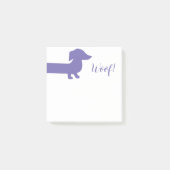 Cute Dachshund Custom Sjabloon Post-it® Notes (Voorkant)