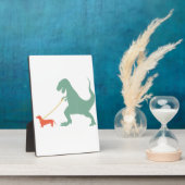 Cute Dachshund Dinosaur Funny Wiener Dog Fotoplaat (Zijkant)