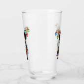 Cute Dachshund Dog Funny kerstfeestcadeaus Glas (Links)