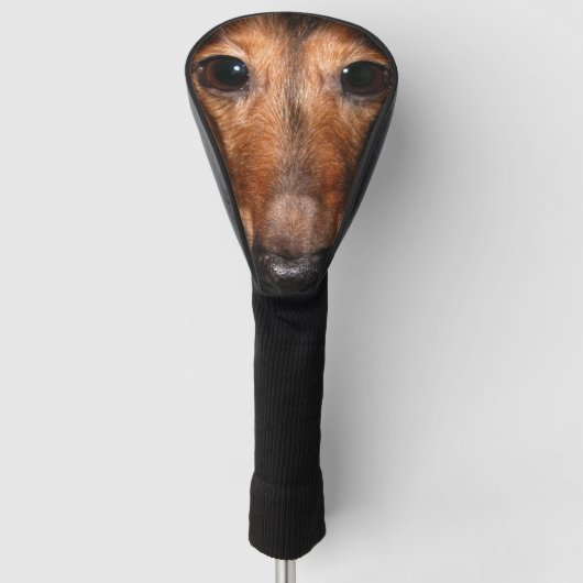 Cute Dachshund Dog Golfheadcover (Voorkant)