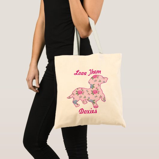 Cute Dachshund Dog Tote Bag (Voorkant (product))