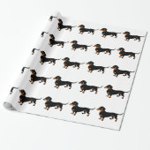 Cute Dachshund - Doxie Dog Cadeaupapier (Uitgerold)