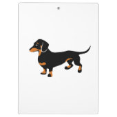 Cute Dachshund - Doxie Dog Klembord (Achterkant)