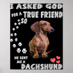 Cute Dachshund Doxie Girl Gifts Dachshund Mama Poster